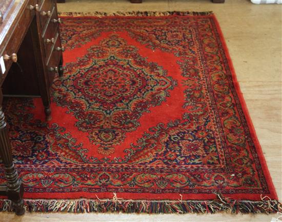 Belgian red ground rug